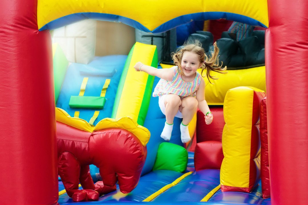 Child on Bouncy Castle