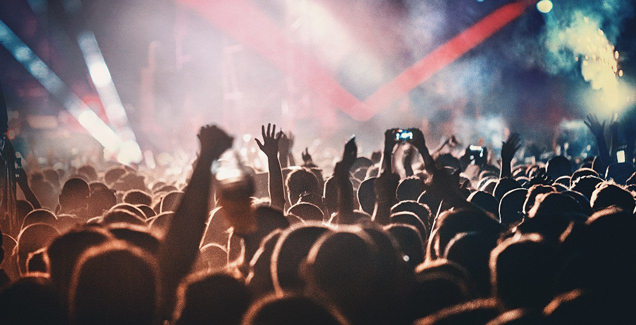 Crowd of People At Festival