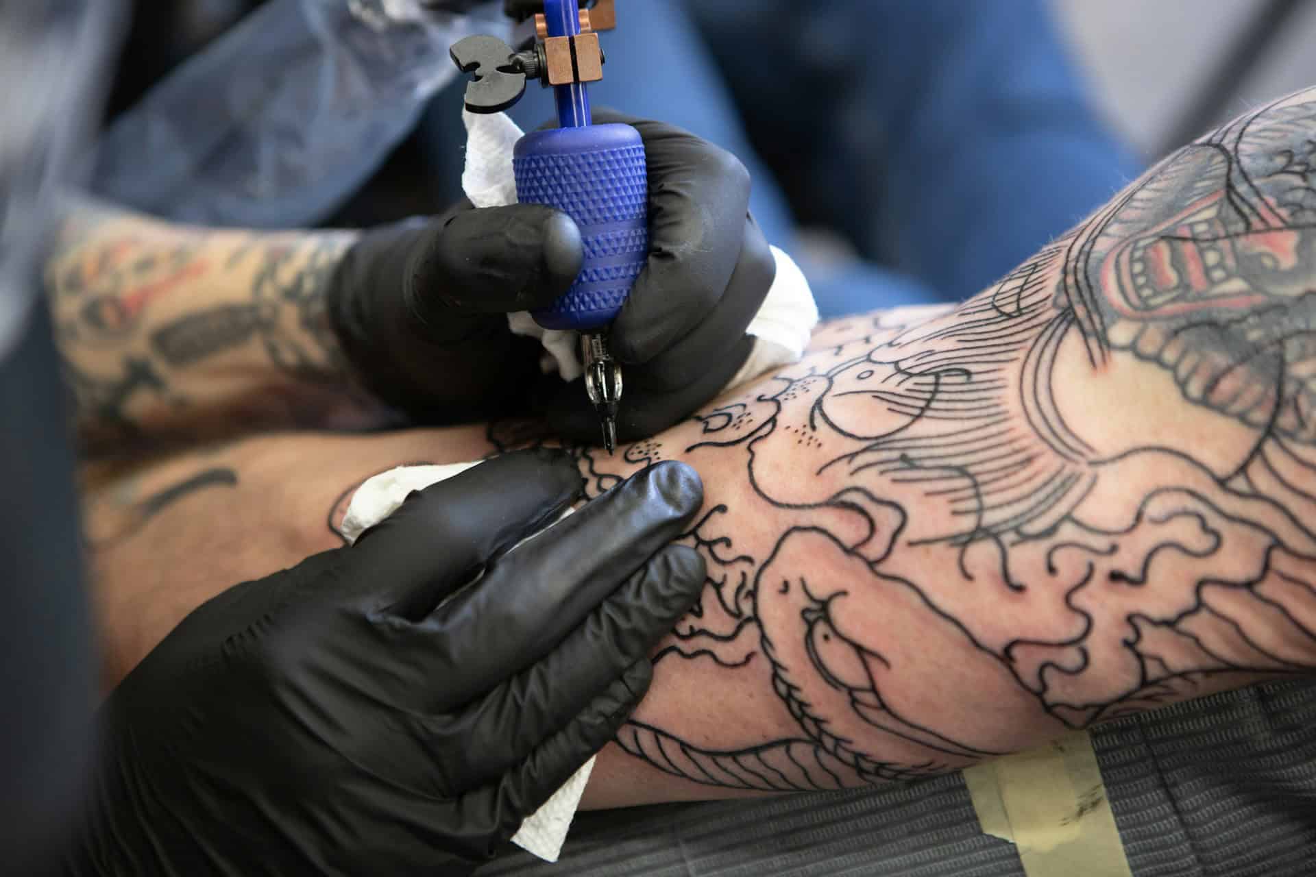 Person Having Tattoo