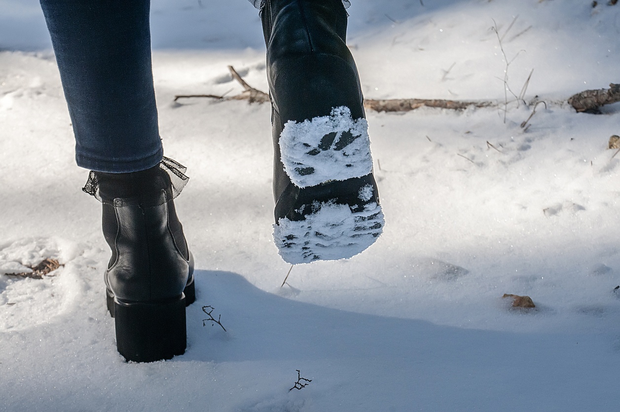 Walking on Snow in Boots