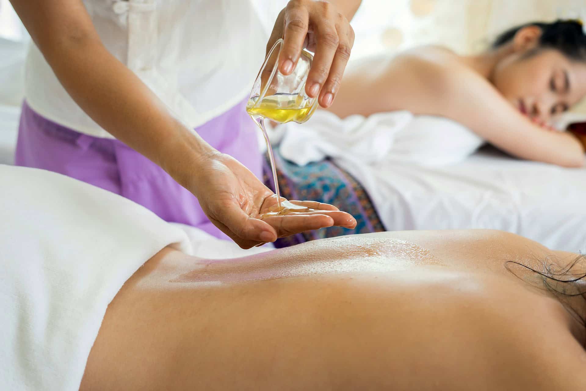 Woman Receiving Massage